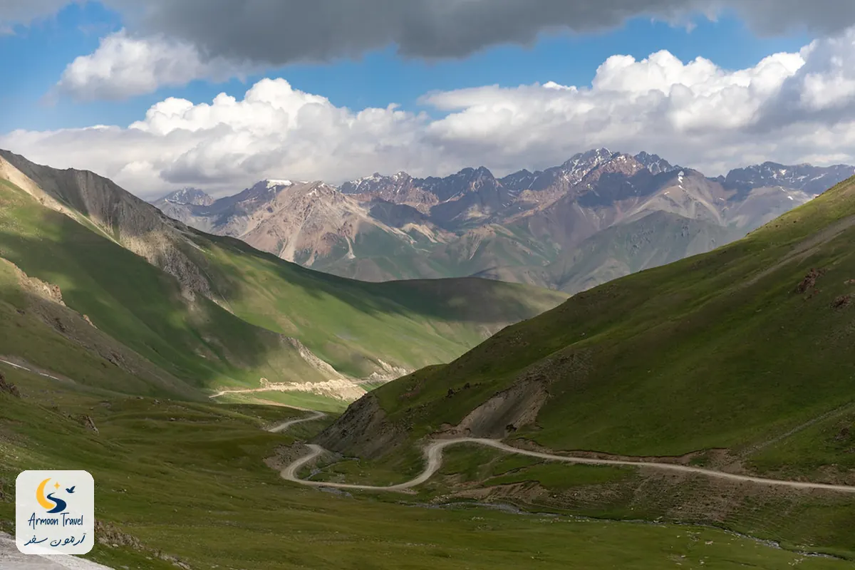 کوهستان‌های سرسبز قرقیزستان