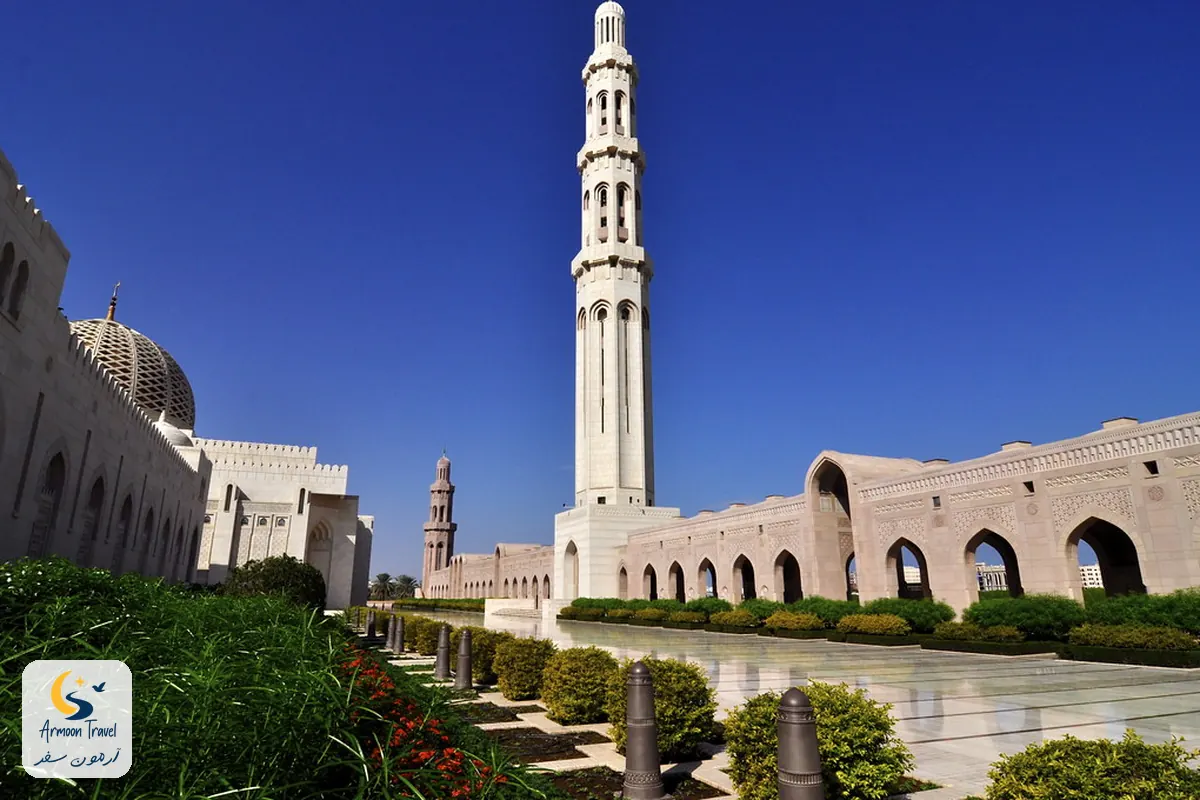 منارهی مسجد سلطان قابوس